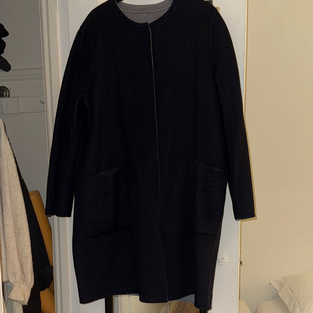 MaxMara (Cucito A Mano Collection/) reversible Women's 100% Pure Cashmere Coat